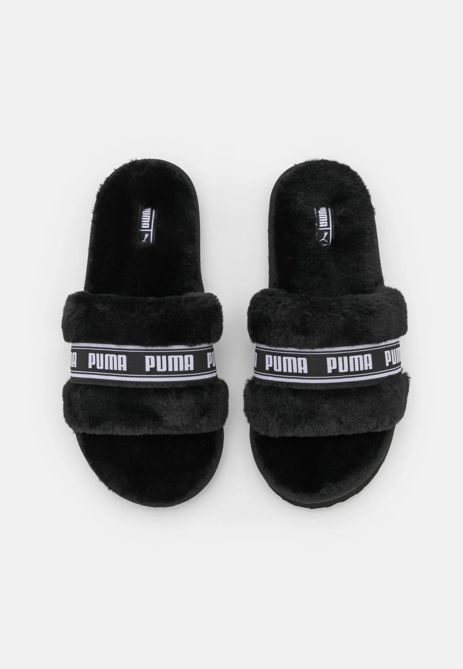 Puma Fluff - Pantoffels - Black/White 6 Puma Fluff - Pantoffels - Black/White - Afbeelding 6