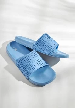 Next Monogram Standard- Badslippers - Blue -Chique Schoenen Winkel 02f9cd5a0ca5469a978006fc118cf5b1