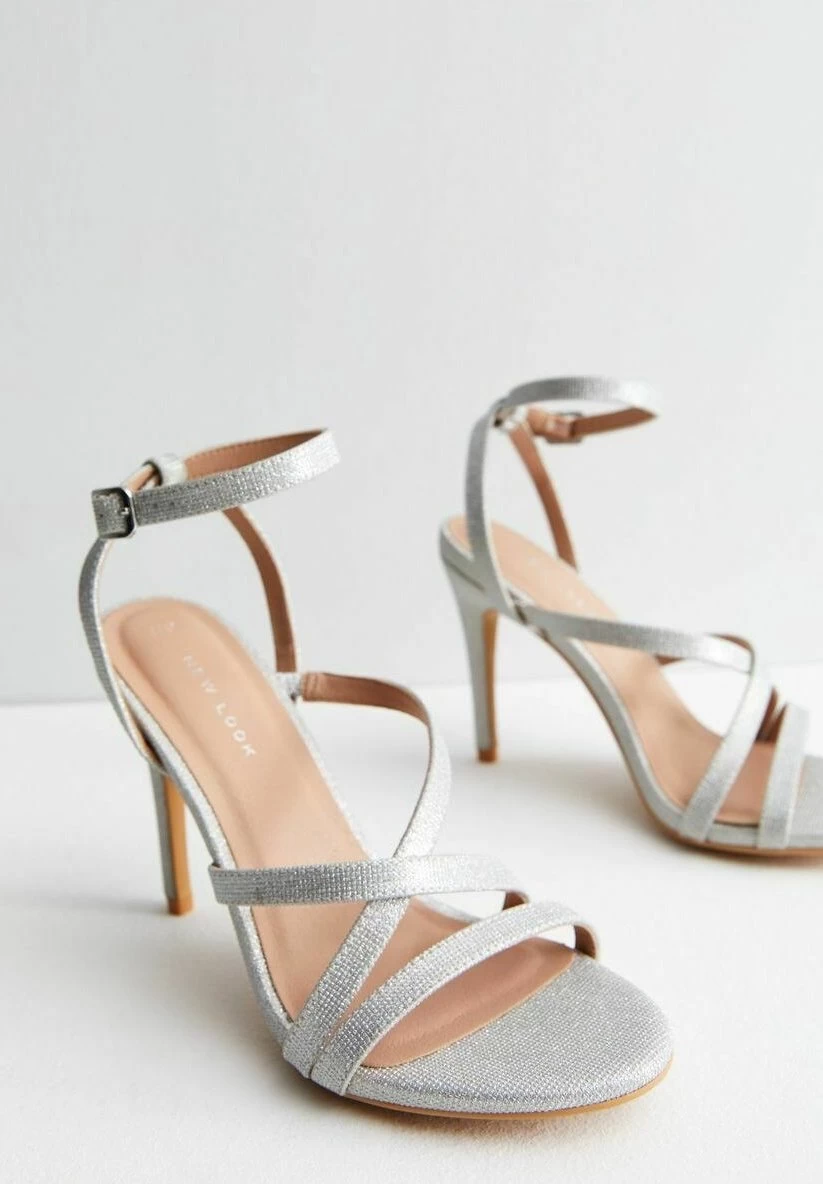 New Look Glitter Stiletto - Sandalen Met Hoge Hak - Silver 3 New Look Glitter Stiletto - Sandalen Met Hoge Hak - Silver - Afbeelding 3