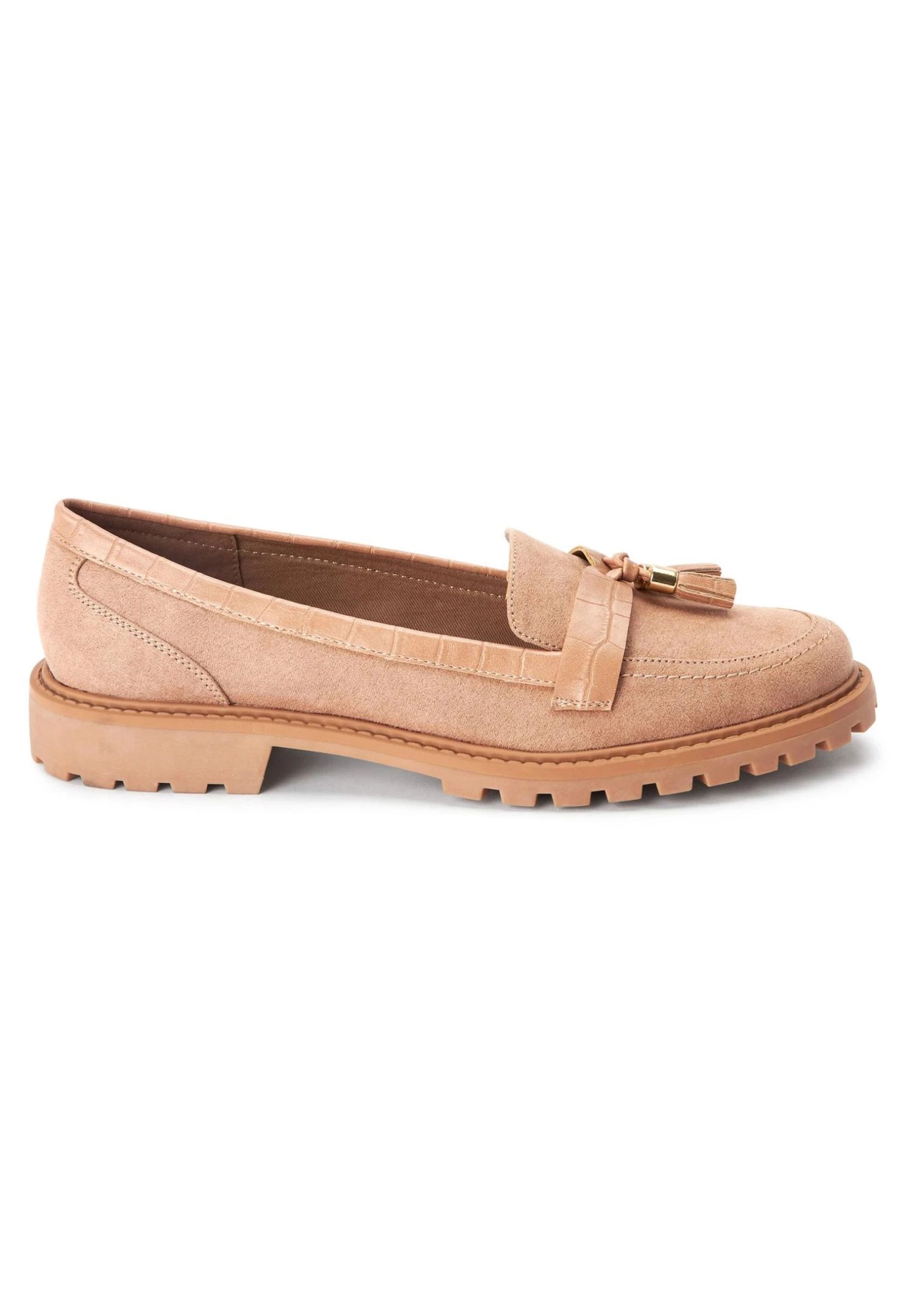 Next Forever Comfort Tassel Detail Cleated- Instappers - Camel 1 Next Forever Comfort Tassel Detail Cleated- Instappers - Camel