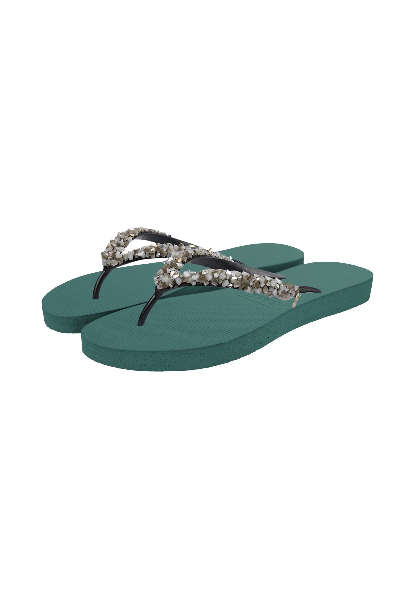 Classic Aby Silver - Teensandalen - Forest Green 2 Classic Aby Silver - Teensandalen - Forest Green - Afbeelding 2