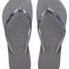 Havaianas Flip Flop Slim Glitter Ii - Teenslippers - Grey