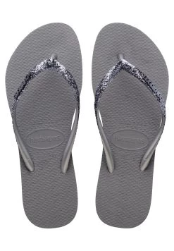 Havaianas Flip Flop Slim Glitter Ii - Teenslippers - Grey
