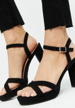 New Look Sandalen Met Hoge Hak - Black