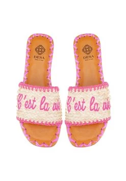 Muiltjes - Pink -Chique Schoenen Winkel 1c2526bc1b1f4e138f1ef715827f0887