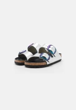Birkenstock Arizona Lena - Pantoffels - Iridescent Silver -Chique Schoenen Winkel 1ec14ab0fae94199b0a0acfad80ee8a3