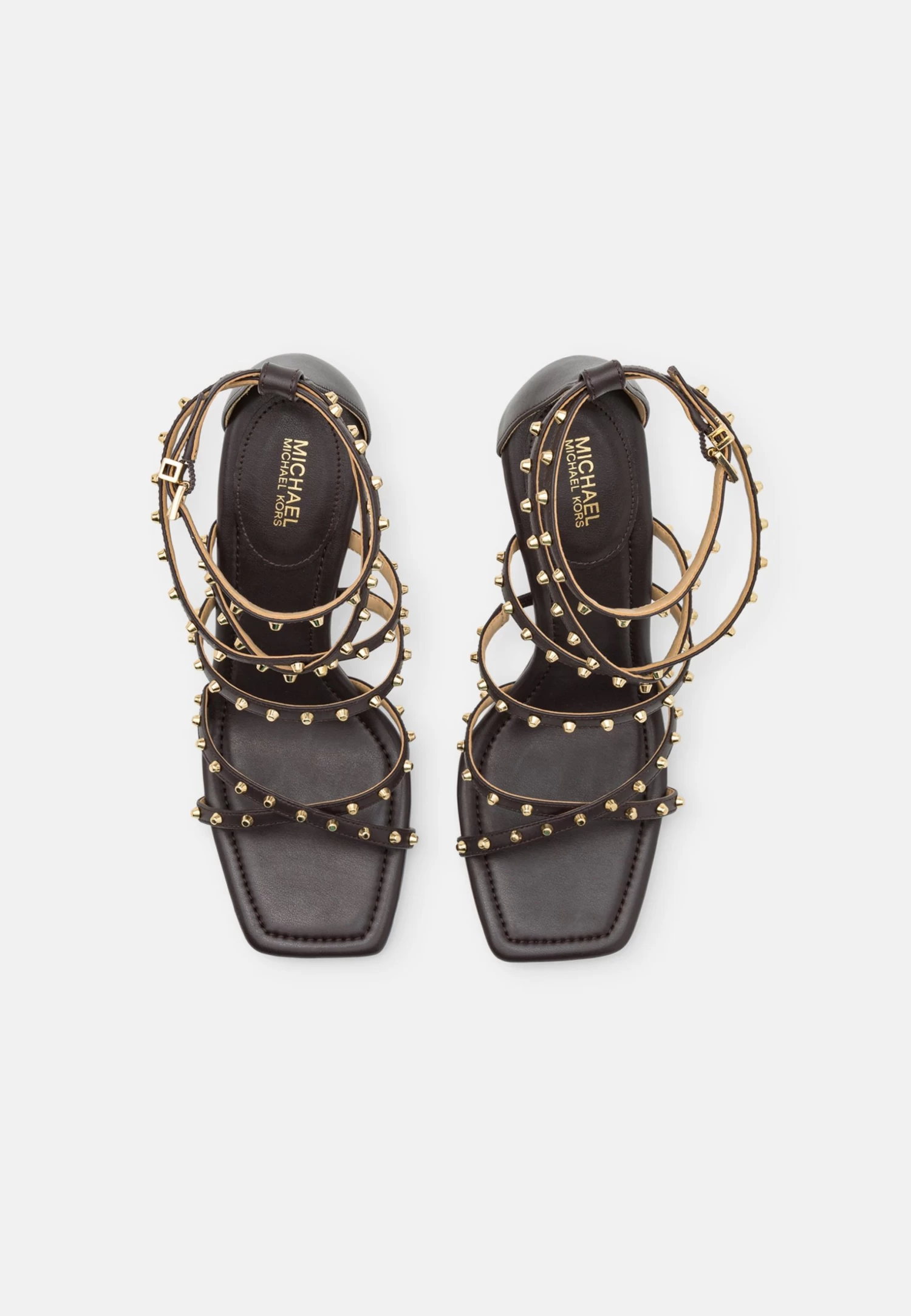 MICHAEL Michael Kors Imani Strappy- Sandalen - Chocolate 5 MICHAEL Michael Kors Imani Strappy- Sandalen - Chocolate - Afbeelding 5