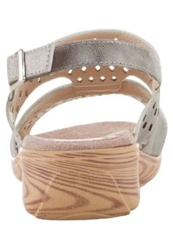 Sandalen Met Sleehak - Grau -Chique Schoenen Winkel 23e92ae460d24d829867eccf99ea07ec