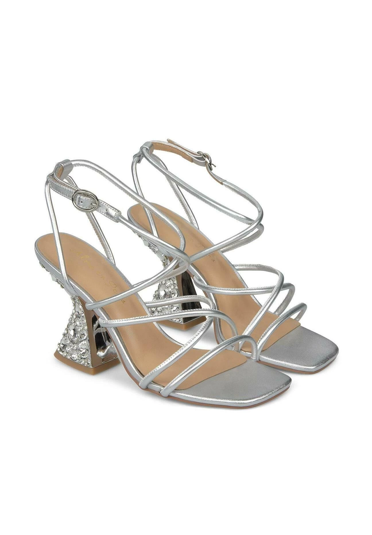 Alma En Pena Brew - Sandalen Met Hoge Hak - Plata 2 Alma En Pena Brew - Sandalen Met Hoge Hak - Plata - Afbeelding 2
