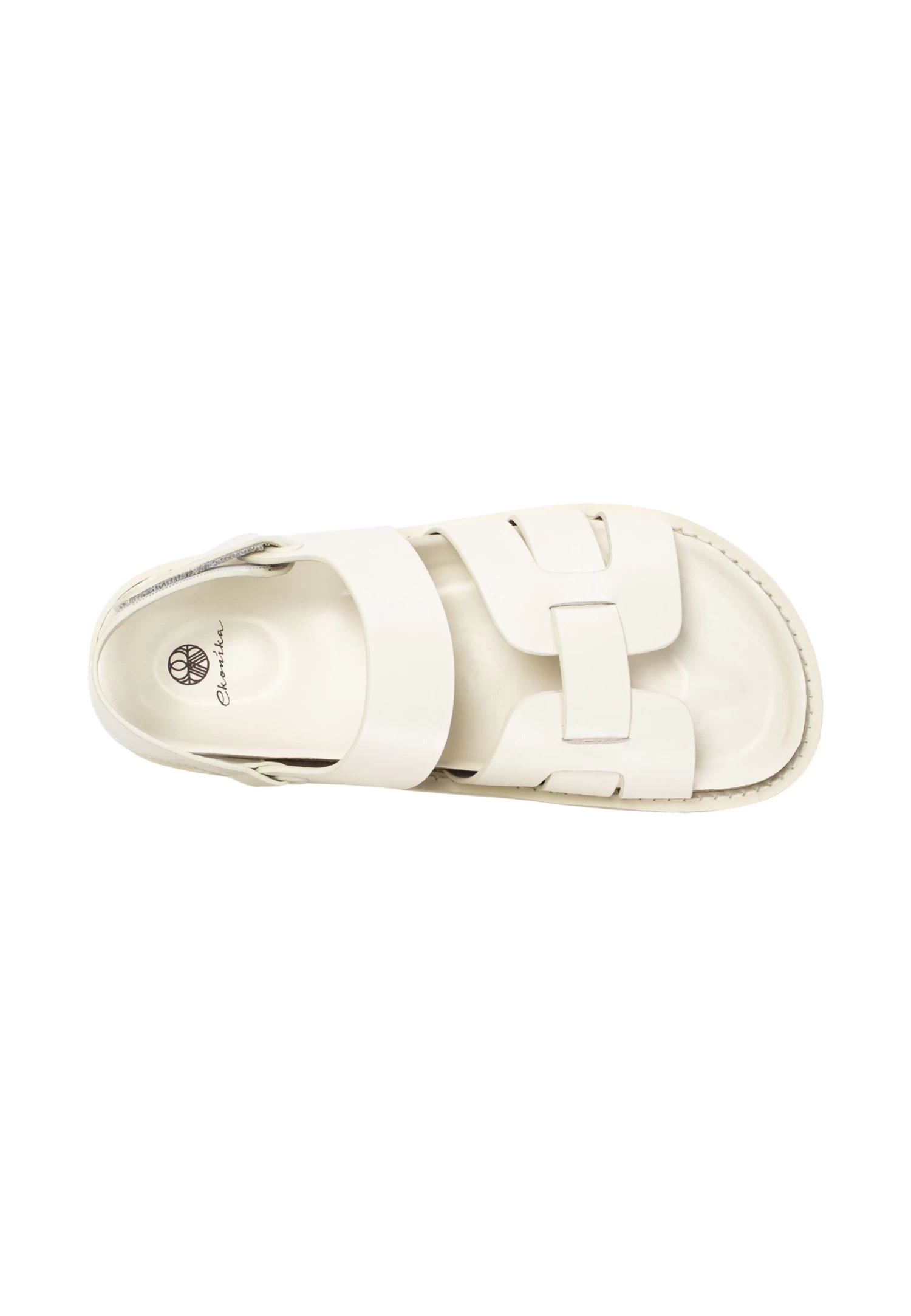 Sandalen Met Plateauzool - Crema 8 Sandalen Met Plateauzool - Crema - Afbeelding 8