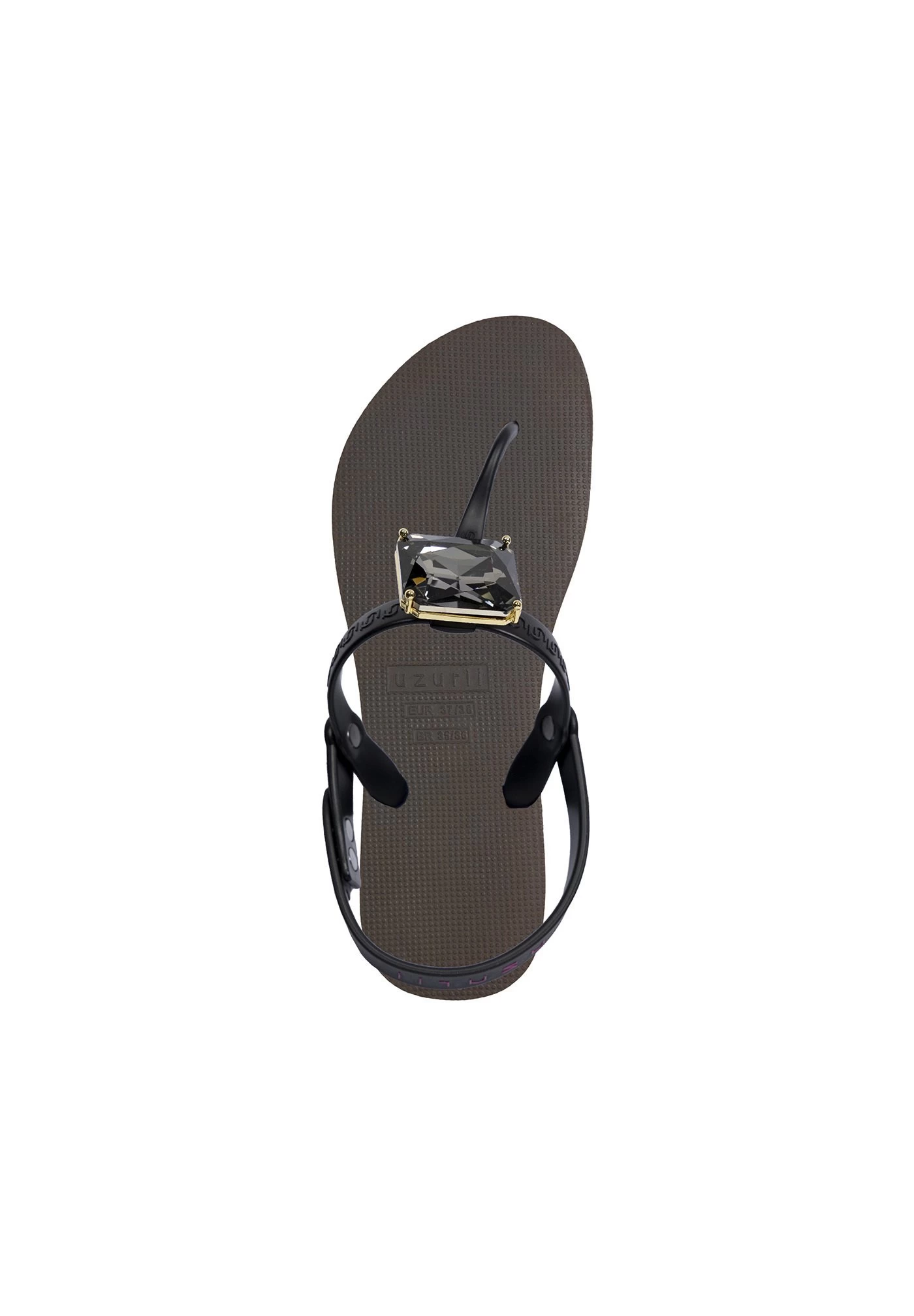 Selena Diamond- Teensandalen - Coffee 3 Selena Diamond- Teensandalen - Coffee - Afbeelding 3