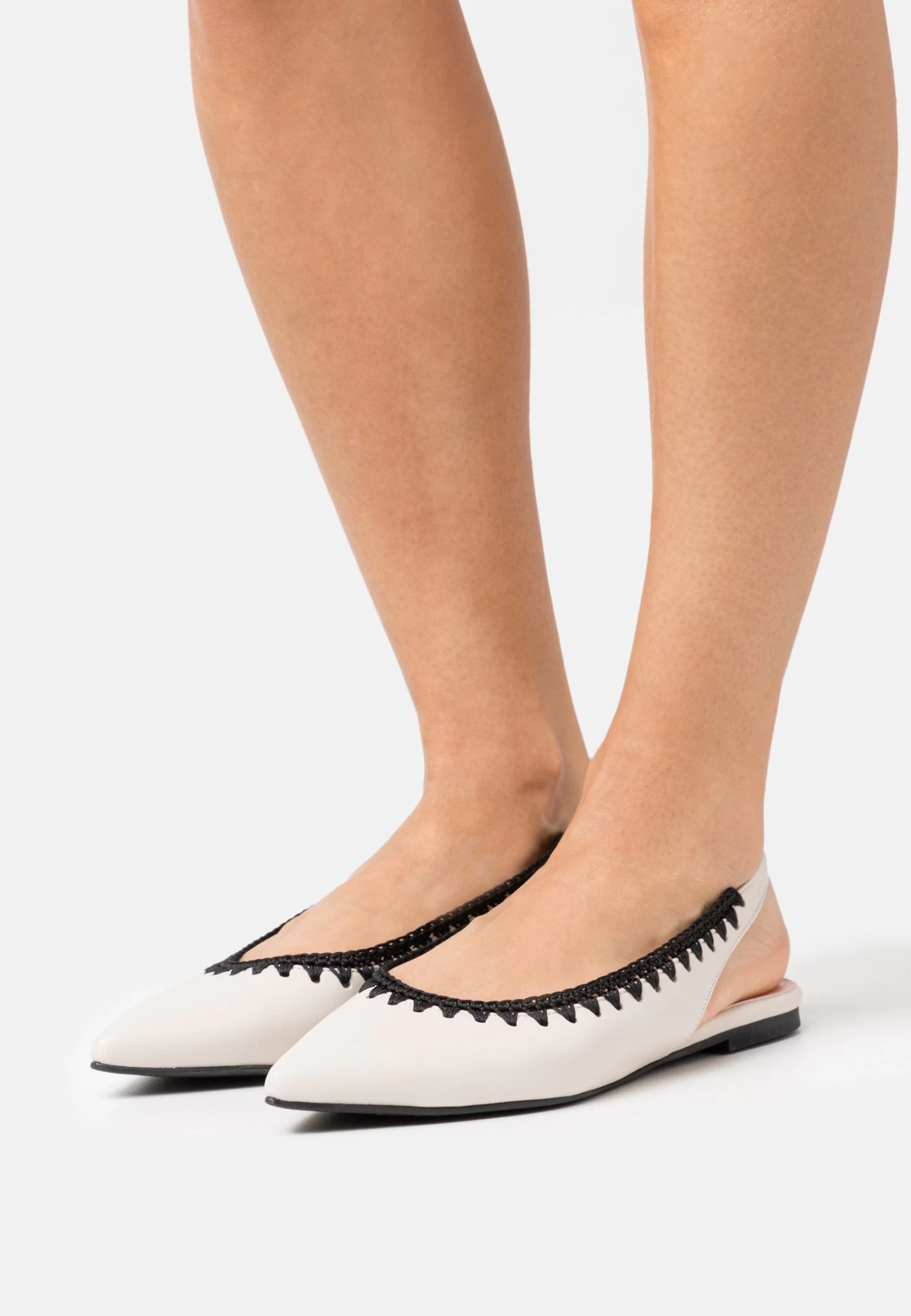 Pretty Ballerinas Coton - Ballerina'S - Perla/Black 1 Pretty Ballerinas Coton - Ballerina'S - Perla/Black