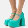 KOI FOOTWEAR Platform- Plateaupumps - Aquamarine