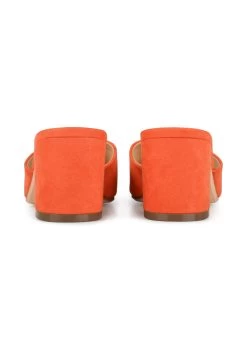 Lena- Muiltjes Met Hak - Orange -Chique Schoenen Winkel 359dba016f564b0d976dcbbca8221cc8