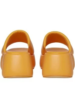 Muiltjes Met Hak - Orange -Chique Schoenen Winkel 39e0448b9ab04eab847a64dc62626d92