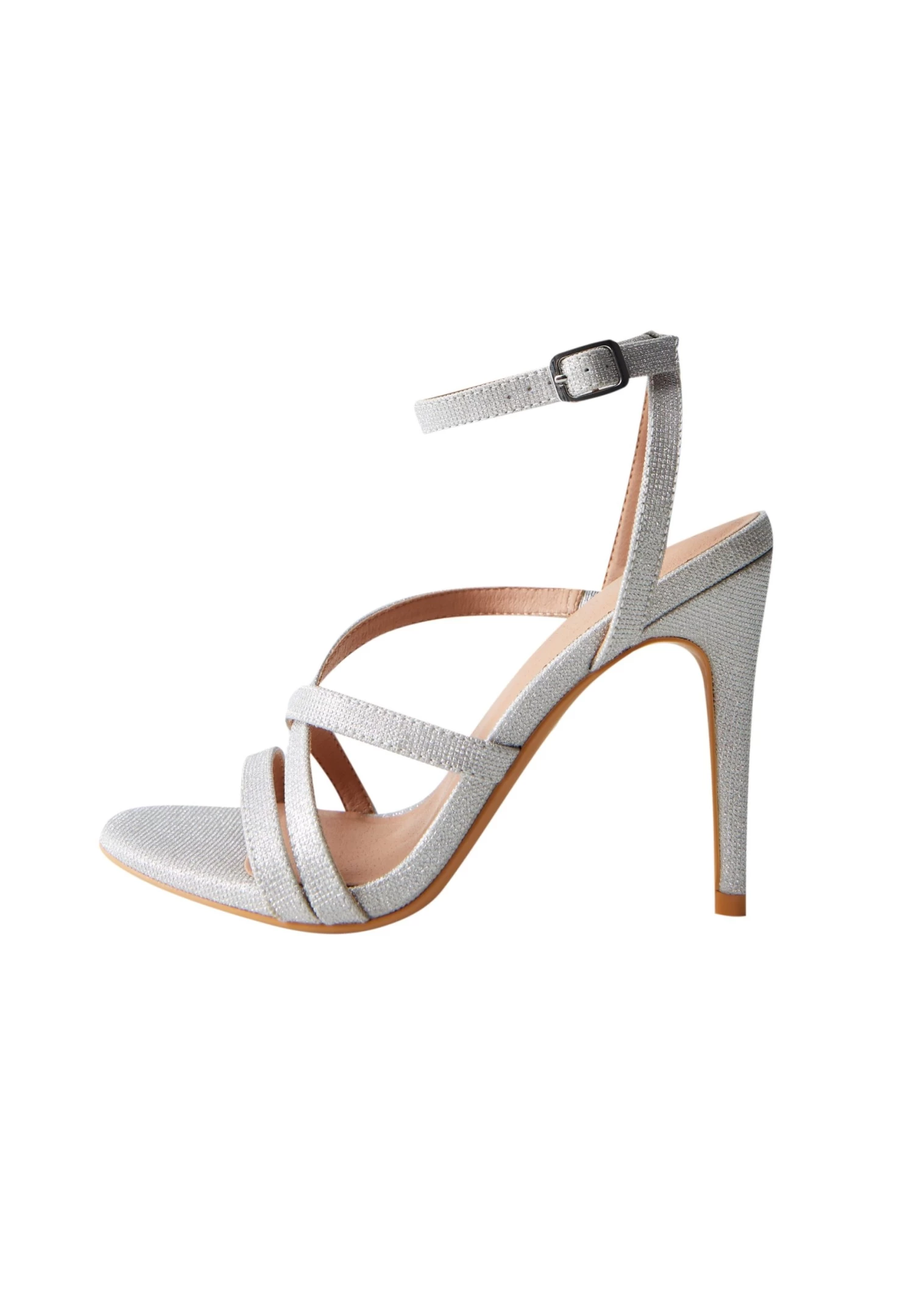 New Look Glitter Stiletto - Sandalen Met Hoge Hak - Silver 2 New Look Glitter Stiletto - Sandalen Met Hoge Hak - Silver - Afbeelding 2