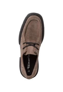 Tamaris Veterschoenen - Dark Taupe 8 Tamaris Veterschoenen - Dark Taupe -Chique Schoenen Winkel 3d93d9c35e8b42e98fe42863ef0c494c