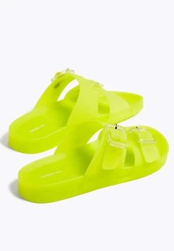 Oysho Baño Molde Translúcido - Badslippers - Neon Yellow -Chique Schoenen Winkel 3dafe809a3b6473484b8e8ea02bf5d09