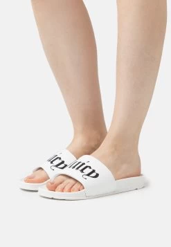Juicy Couture Patti Padded Strap Slider - Muiltjes - White