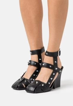 KOI FOOTWEAR Chaos Blades Strappy Heels - Sleehakken - Black