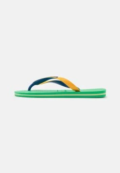 Havaianas Brasil Mix - Teenslippers - Leaf Green/Marine Blue