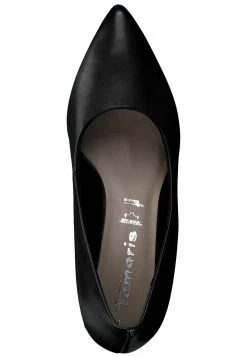 Tamaris Klassieke Pumps - Black Leather -Chique Schoenen Winkel 52a3e2b63f1b4247827f069773d4b86d
