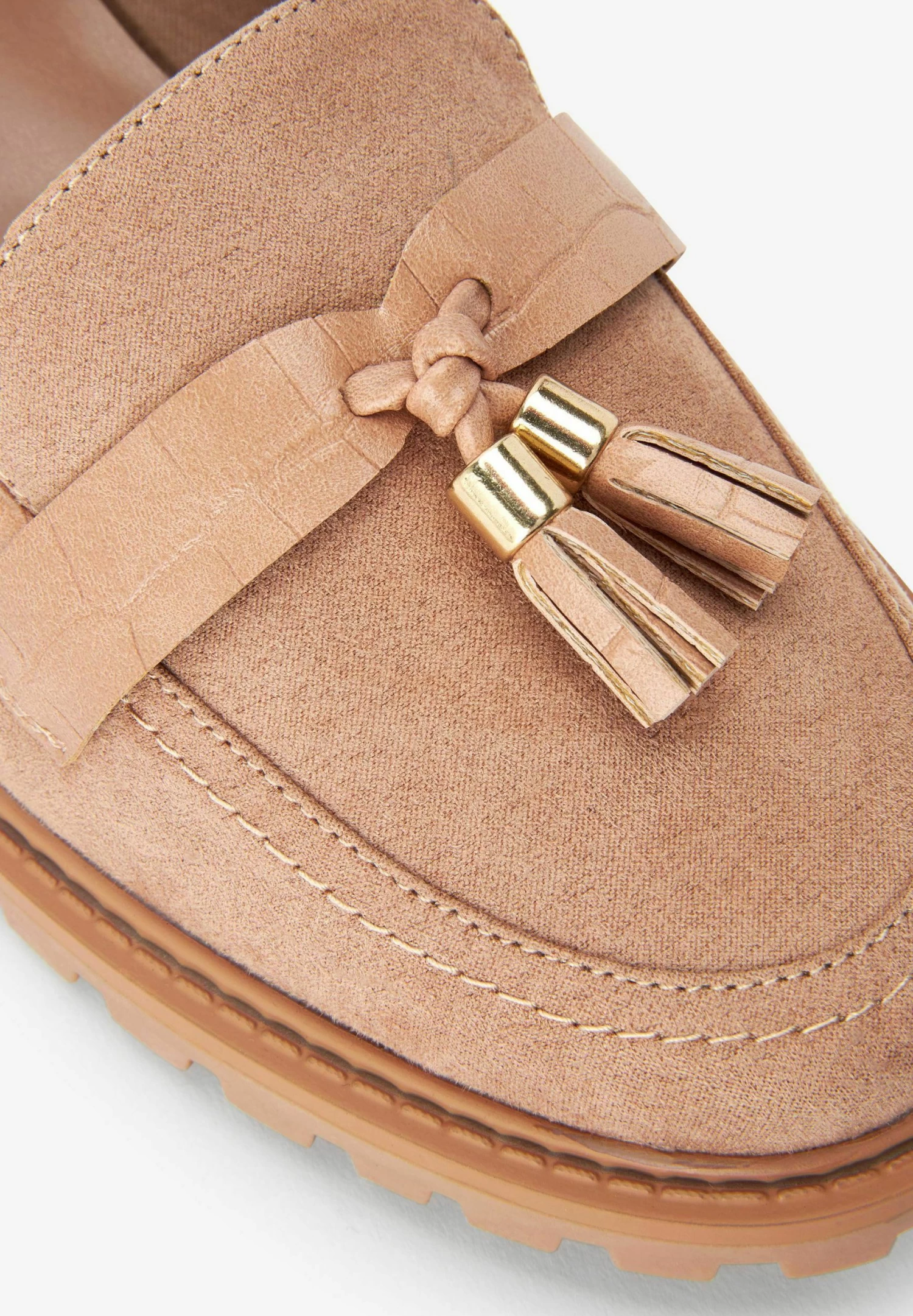 Next Forever Comfort Tassel Detail Cleated- Instappers - Camel 4 Next Forever Comfort Tassel Detail Cleated- Instappers - Camel - Afbeelding 4