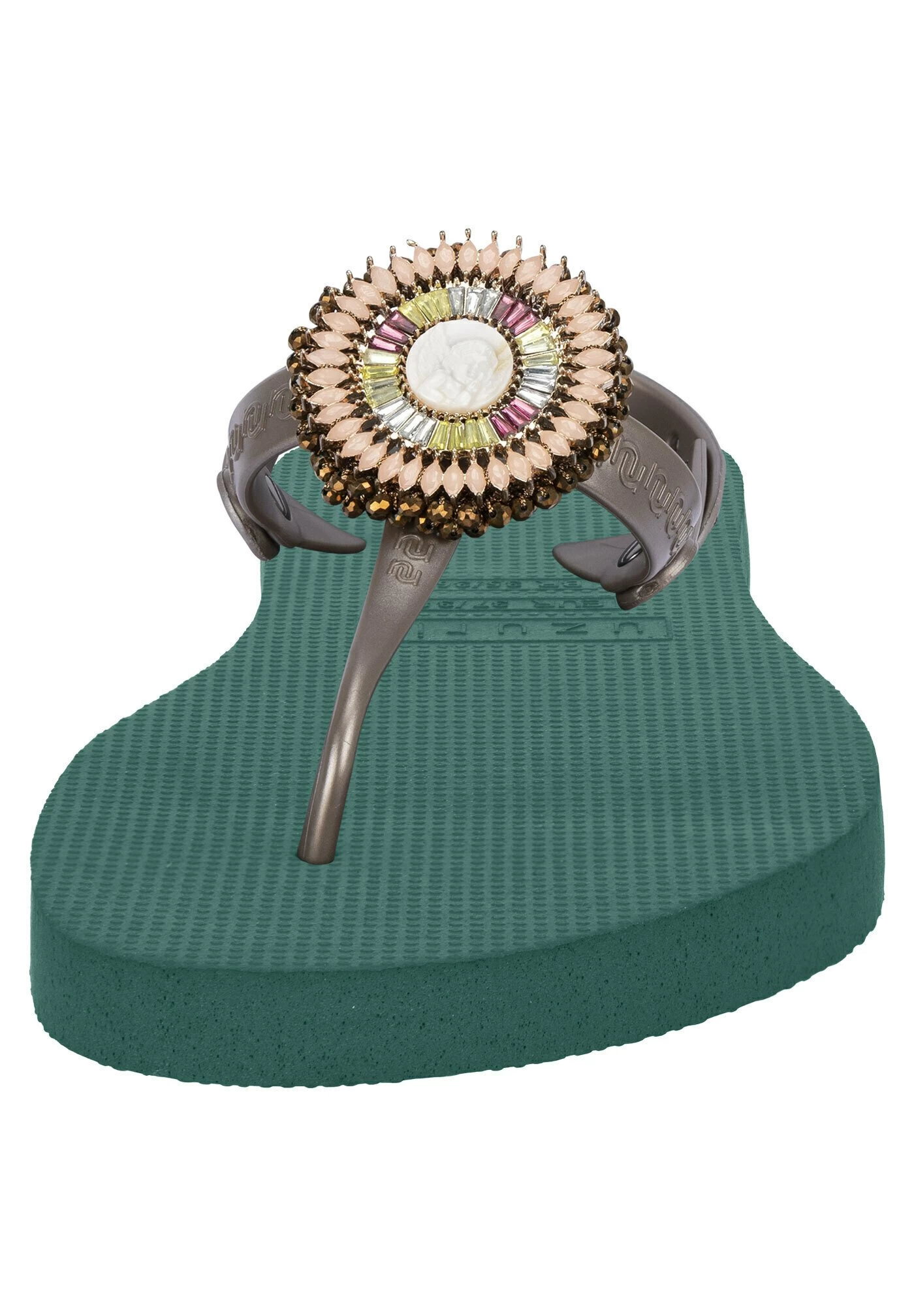 Selena - Badslippers - Forest Green 5 Selena - Badslippers - Forest Green - Afbeelding 5