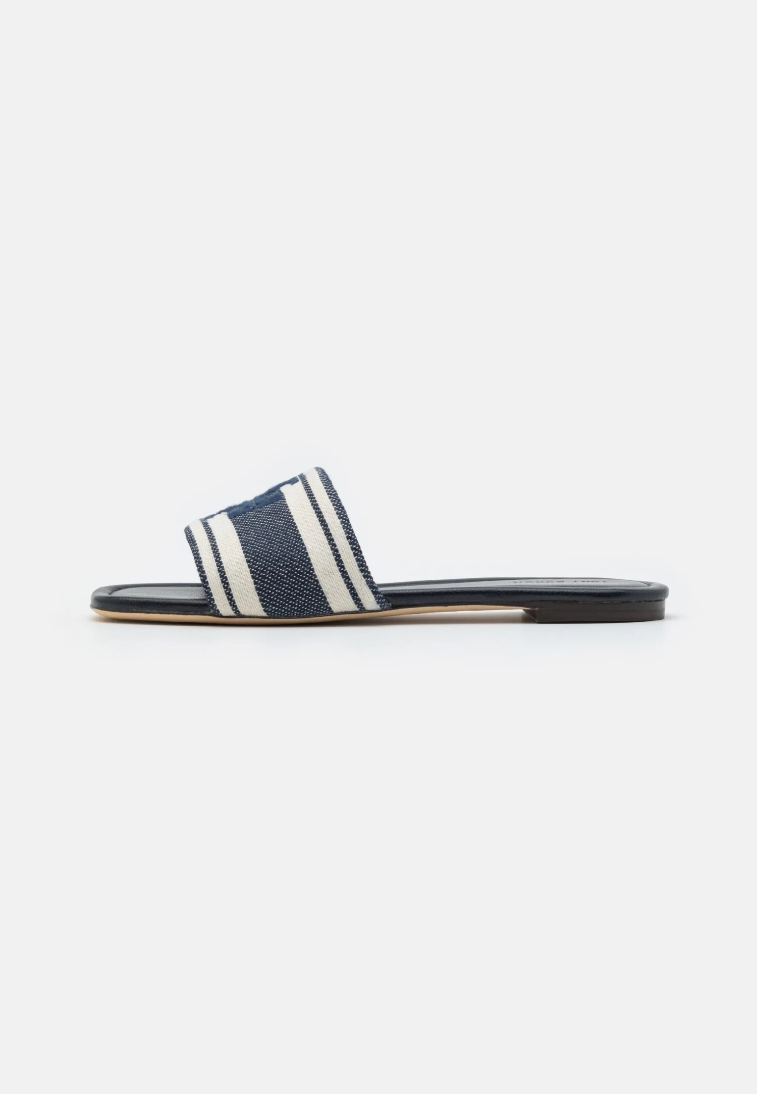 Tory Burch Logo Jacquard Slide - Muiltjes - Blue Chiaro/Ash White 2 Tory Burch Logo Jacquard Slide - Muiltjes - Blue Chiaro/Ash White - Afbeelding 2