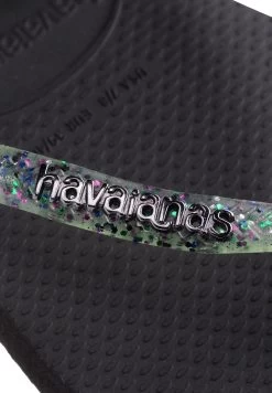 Havaianas Flip Flop Square Logo Metallic - Teenslippers - Black -Chique Schoenen Winkel 61768e03a5774e16b6d8f1854bd446ae