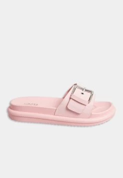 Buckle Strap- Badslippers - Pink -Chique Schoenen Winkel 6631037859ed439ca544c401c02c16d0