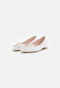 Sophia Webster Flat - Ballerina'S - White/Gold -Chique Schoenen Winkel 66da0f0684f24f07a0583985ea5a04c9