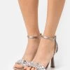 Alberta Ferretti Embroideries - Sandalen Met Hoge Hak - Fantasy Grey