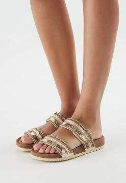 Chique Schoenen Winkel 9 Lazamani Muiltjes Met Hak - Brown