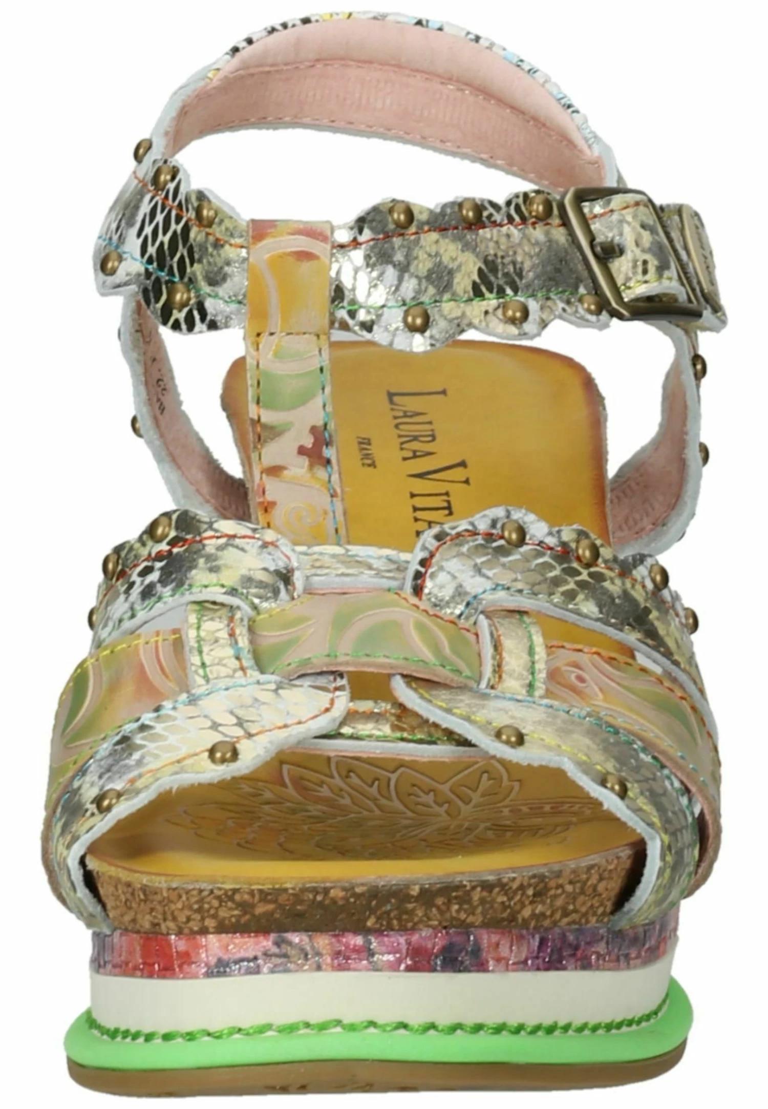 Laura Vita Sandalen Met Sleehak - Camel 6 Laura Vita Sandalen Met Sleehak - Camel - Afbeelding 6