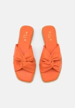 St Tropez Knotted- Muiltjes - Vermillion Orange -Chique Schoenen Winkel 73f26ff62f034f559d8f3585f1e2effa