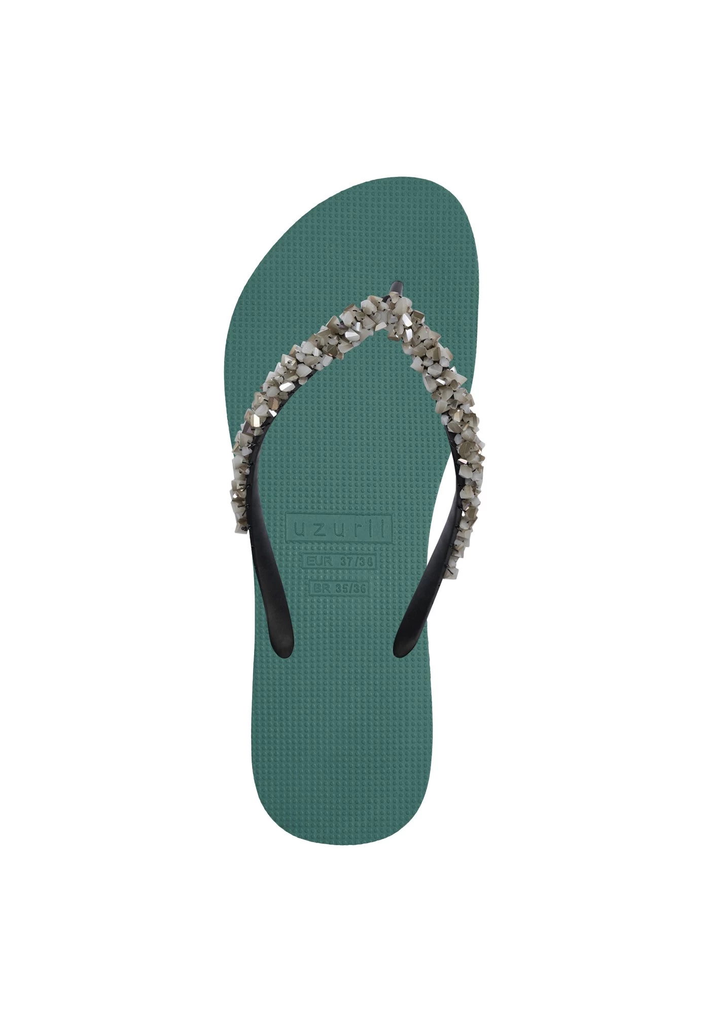 Classic Aby Silver - Teensandalen - Forest Green 3 Classic Aby Silver - Teensandalen - Forest Green - Afbeelding 3