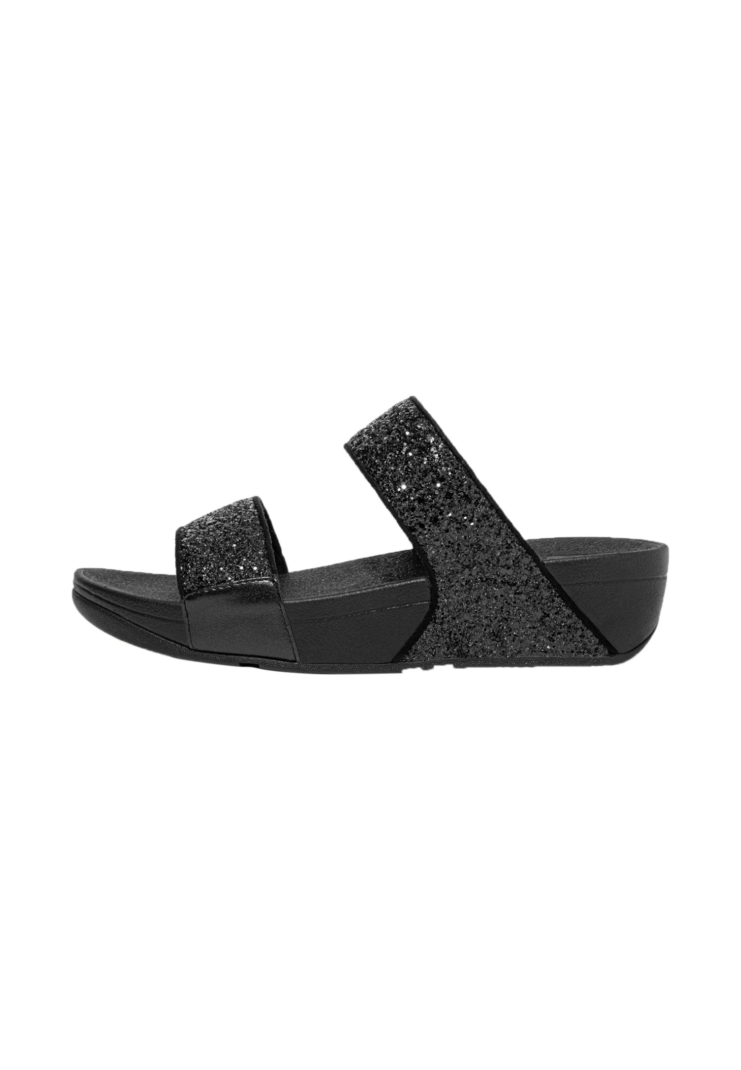 Fitflop Muiltjes Met Hak - Black Glitter 1 Fitflop Muiltjes Met Hak - Black Glitter
