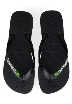Havaianas Flip Flop Brasil Logo - Teenslippers - Black/Black