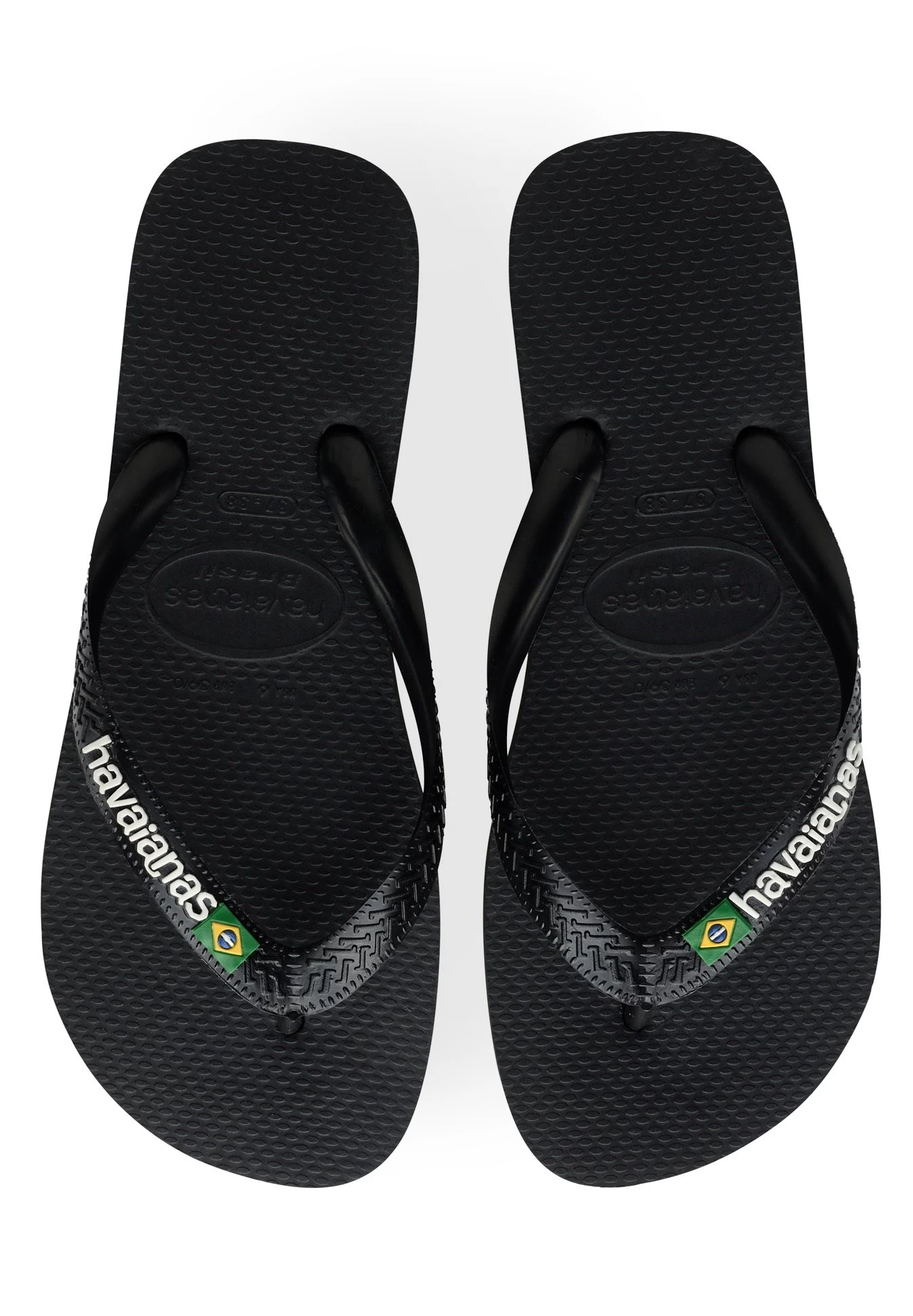Havaianas Flip Flop Brasil Logo - Teenslippers - Black/Black 1 Havaianas Flip Flop Brasil Logo - Teenslippers - Black/Black