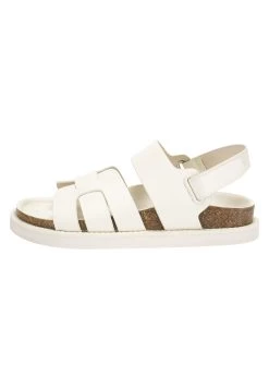Sandalen Met Plateauzool - Crema
