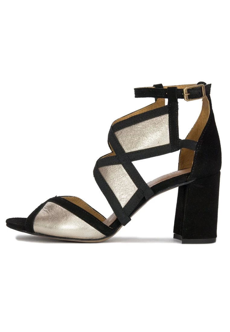 Sandalen - Czarny/Złoty 1 Sandalen - Czarny/Złoty