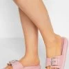 Buckle Strap- Badslippers - Pink