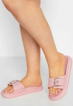 Buckle Strap- Badslippers - Pink