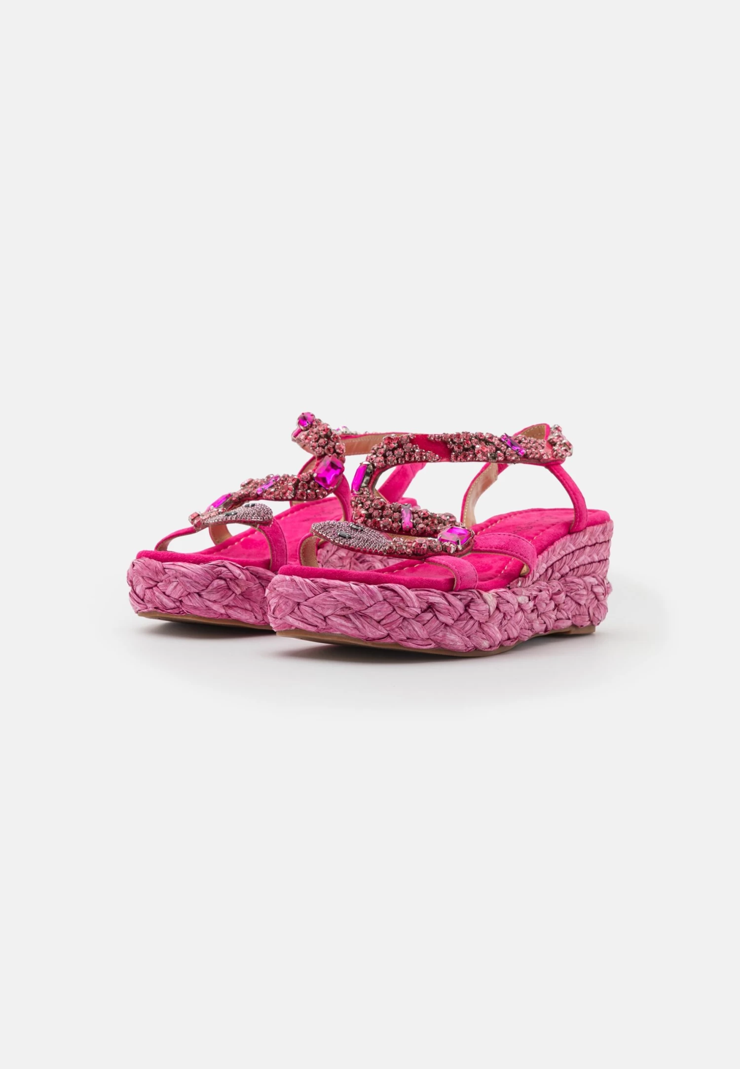 Alma En Pena Sandalen Met Sleehak - Fuxia 3 Alma En Pena Sandalen Met Sleehak - Fuxia - Image 3