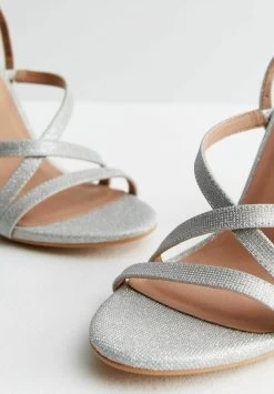 New Look Glitter Stiletto - Sandalen Met Hoge Hak - Silver 7 New Look Glitter Stiletto - Sandalen Met Hoge Hak - Silver -Chique Schoenen Winkel 9327db22efce42eaab32dfbe38b5fd5c
