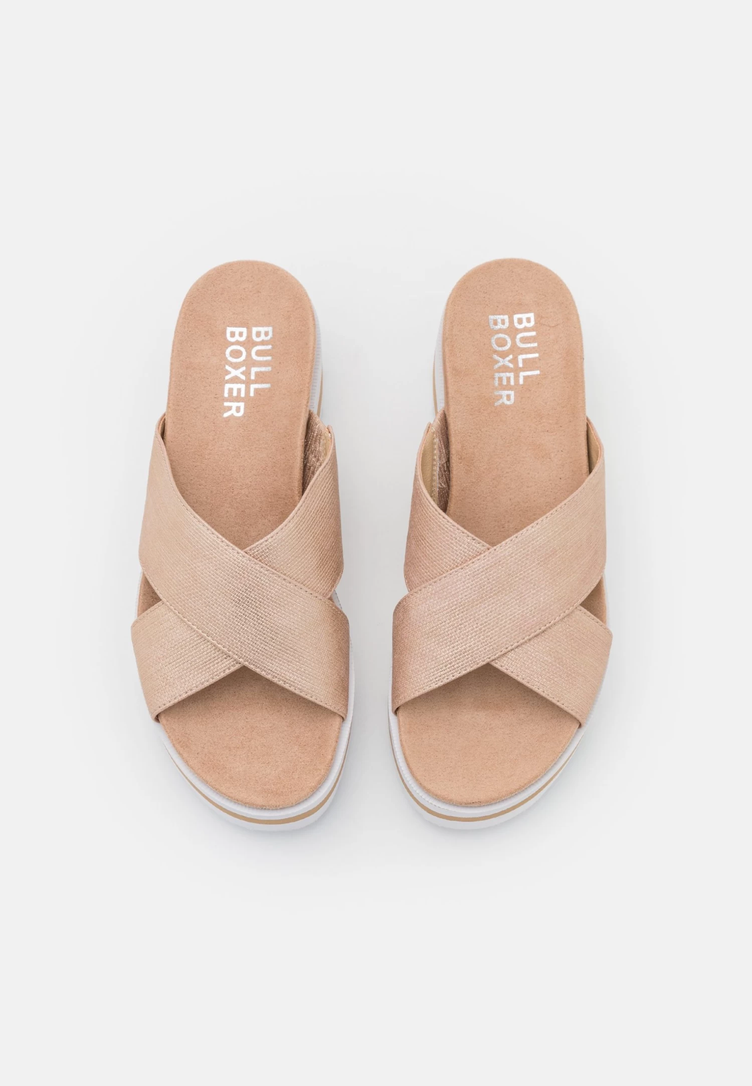 Bullboxer Muiltjes Met Hak - Gold 6 Bullboxer Muiltjes Met Hak - Gold - Image 6