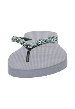 Classic Aby- Badslippers - Silver -Chique Schoenen Winkel 9984f47e2e51423eac857147f62aaf9f