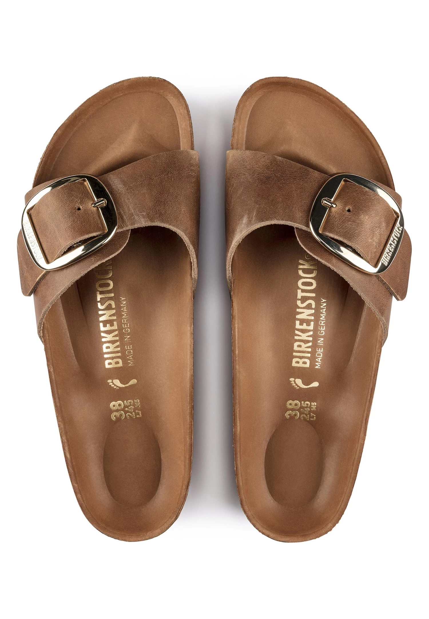 Birkenstock Muiltjes - Cognac 3 Birkenstock Muiltjes - Cognac - Image 3