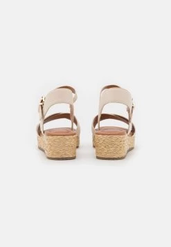 Dune London Linnie - Sandalen Met Plateauzool - Ecru -Chique Schoenen Winkel 9a6790025974456b8d73faef22e093e8